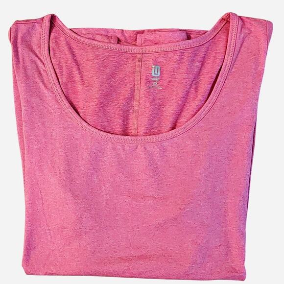 Pink scoop neck tank top Plus Size 1X PreLoved Excellent Condition - Picture 2 of 2